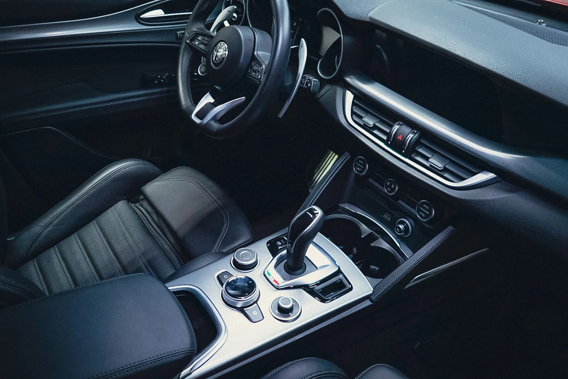 Interior detailing — steam cleaning and leather conditioning at Beyond Detail
