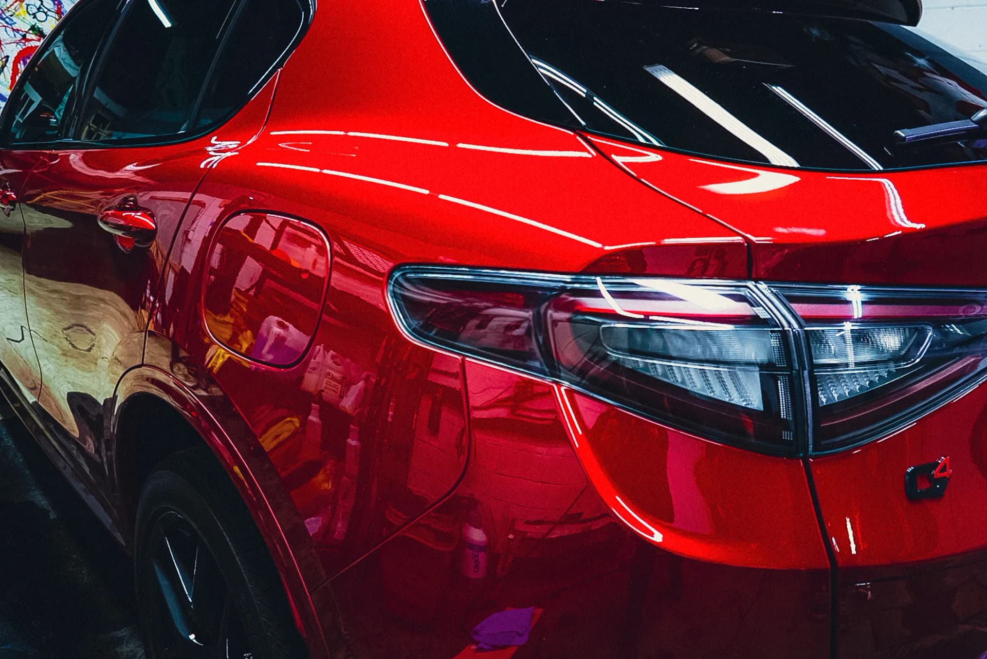 Ceramic coating application at Beyond Detail